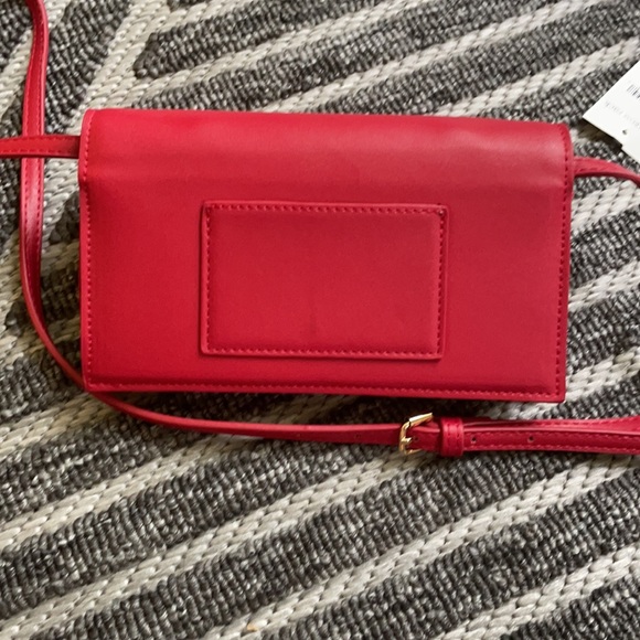 NWT Red Crossbody Purse with gold hardware - Picture 8 of 8